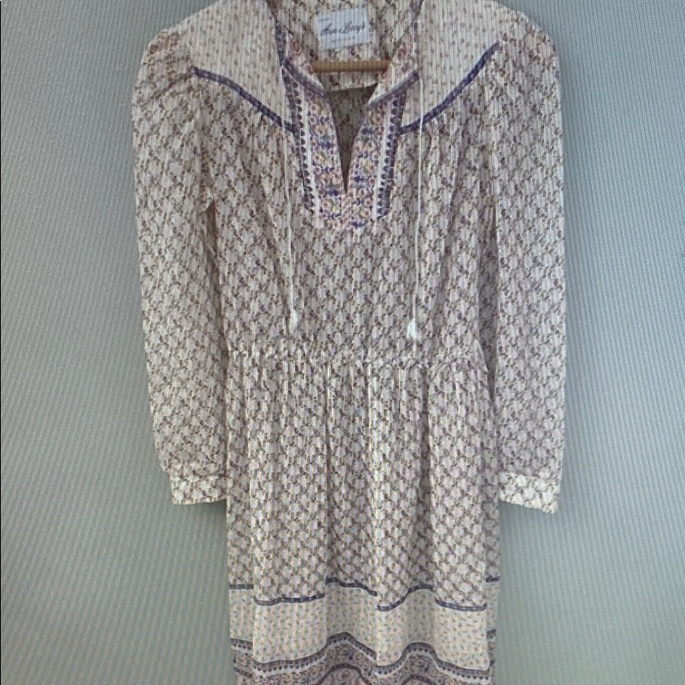 Short Waist Floral Peasant Dress